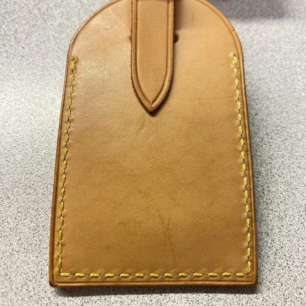 Authentic Louis Vuitton Luggage Tag Excellent Condition SEE THE‎ PHOTOS